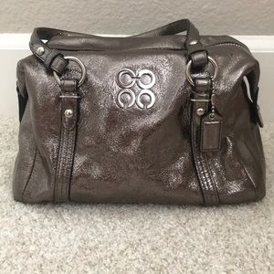 Silver Coach Purse